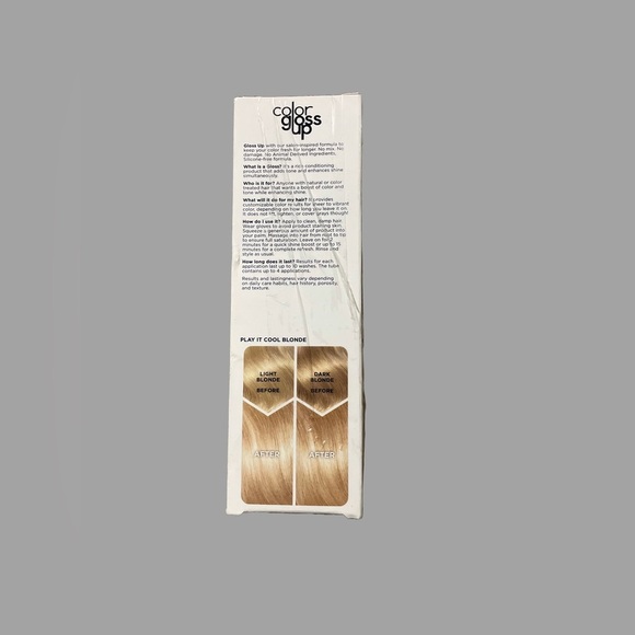 2xCount- Clairol colour gloss up instant toning gloss Play It Cool Blonde NIB - Picture 3 of 4